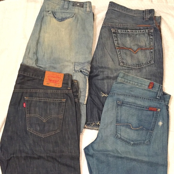 Levi's Other - SEVEN,GUESS,LEVIS,ECKO DENIM SHORT LOT 36 MENS